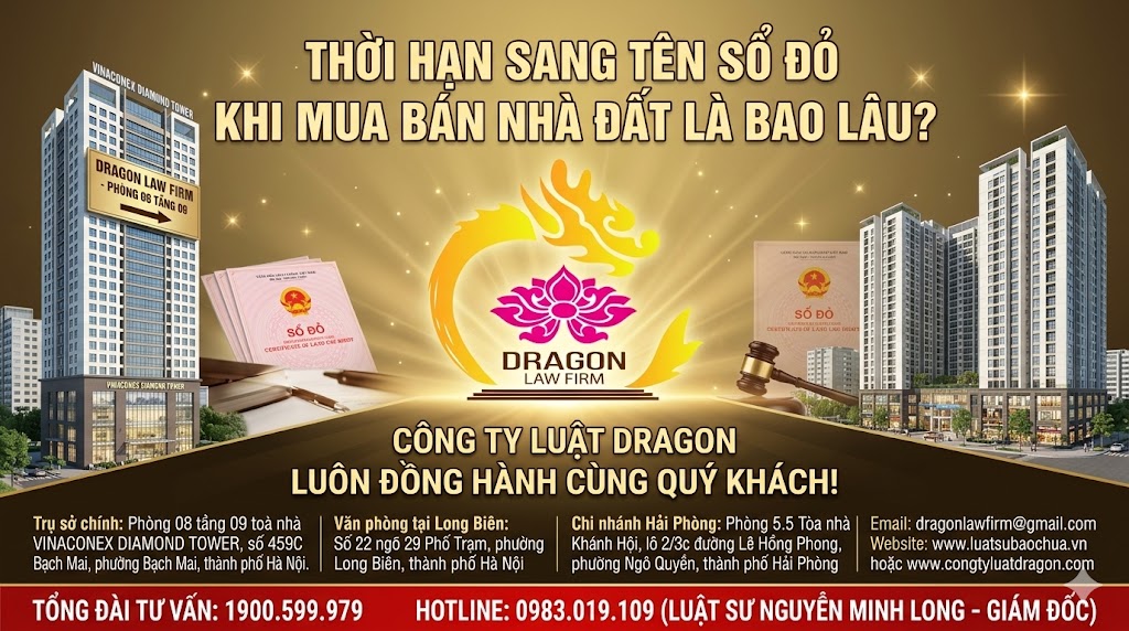 Thời hạn sang tên sổ đỏ khi mua bán là bao lâu?